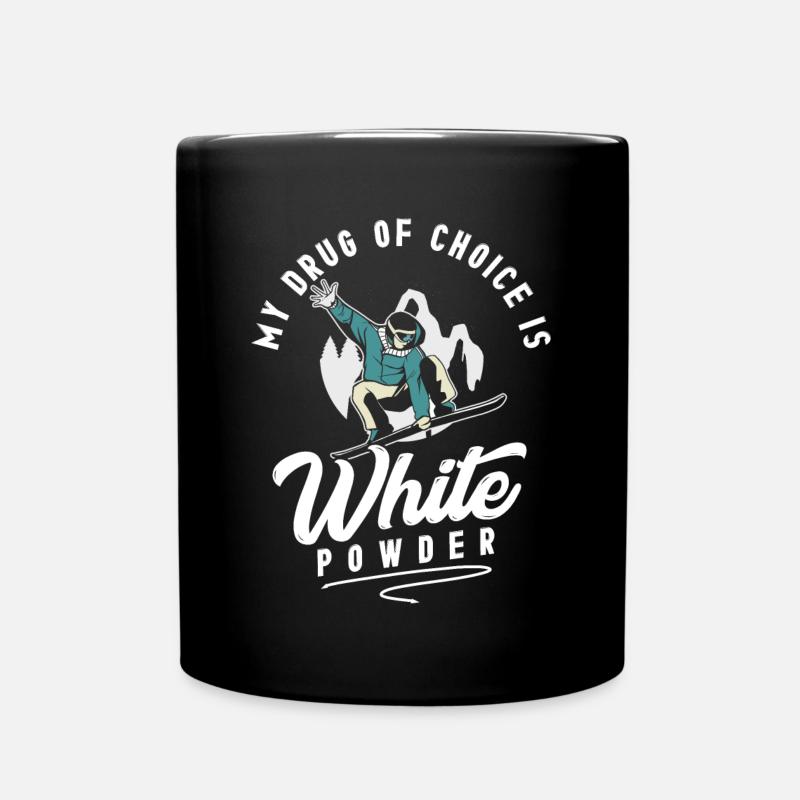 Snowboarder, Snowboarden - Tasse einfarbig - Schwarz