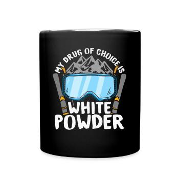 Snowboarder, Snowboarden - Tasse einfarbig - Schwarz - Vorne
