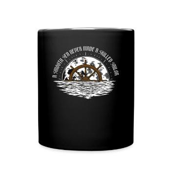 The calm sea has not produced a sailor - Full Colour Mug - black - Front