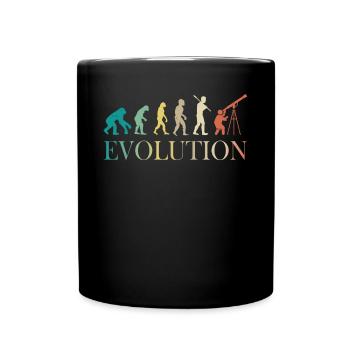 Étoiles spatiales du télescope astronomique Evolution - Mug uni - noir - Devant
