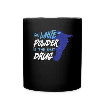 Snowboarders, Vacances snowboard, Matériel de snowboard - Mug uni - noir - Devant