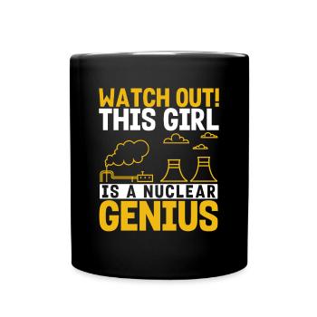 Ingénieur nucléaire, Sciences nucléaires, Science - Mug uni - noir - Devant