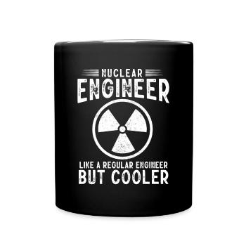 Ingénieur nucléaire, Sciences nucléaires, Science - Mug uni - noir - Devant