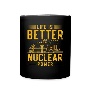 Ingénieur nucléaire, Sciences nucléaires, Science - Mug uni - noir - Devant