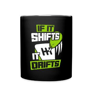 Tuning, voitures de sport, voitures de course - Mug uni - noir - Devant