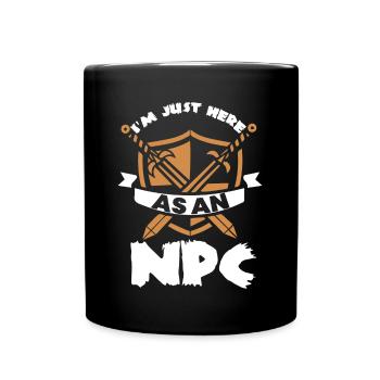 Larp, Live-Action-Rollenspiel - Tasse einfarbig - Schwarz - Vorne