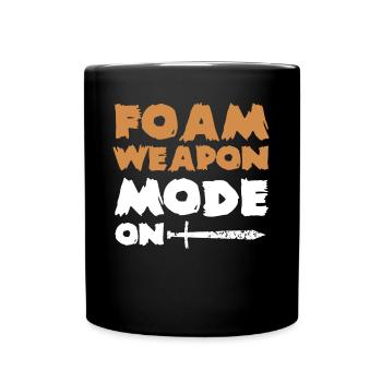 Larp, Live-Action-Rollenspiel - Tasse einfarbig - Schwarz - Vorne