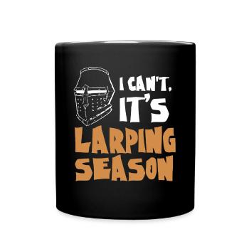 Larp, live-action role-playing game - Full Colour Mug - black - Front