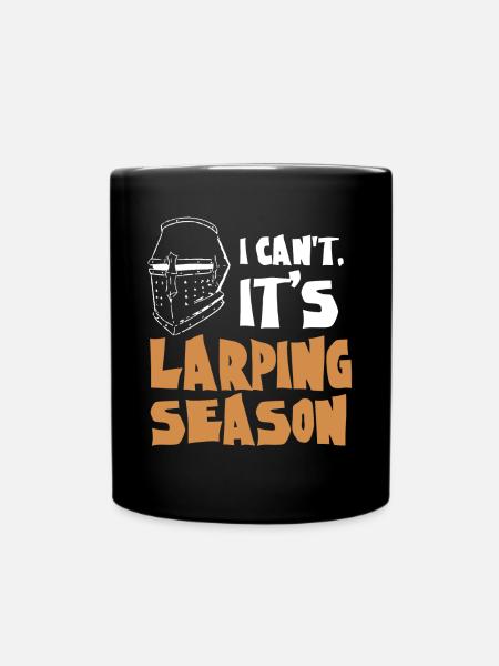 Larp, Live-Action-Rollenspiel - Tasse einfarbig - Schwarz
