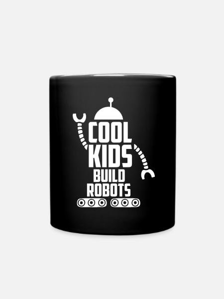 Robotik, Roboterbauer - Tasse einfarbig - Schwarz