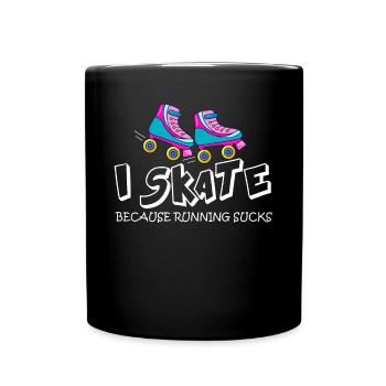 Roller skating - Full Colour Mug - black - Front