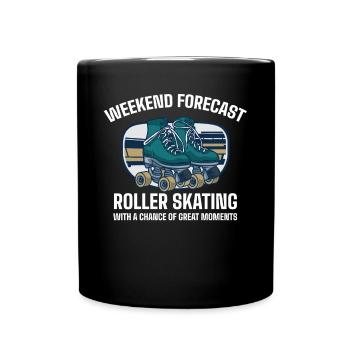 Roller skating - Full Colour Mug - black - Front
