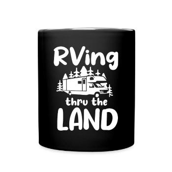 Camping camping-car - Mug uni - noir - Devant