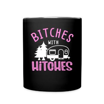 Camping camping-car - Mug uni - noir - Devant