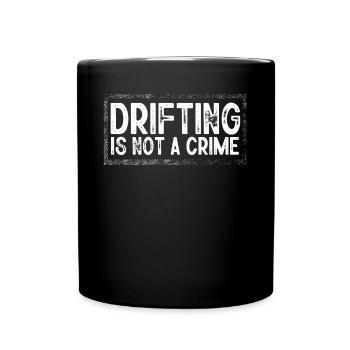 Drifts Drifting, Autodrift - Tasse einfarbig - Schwarz - Vorne
