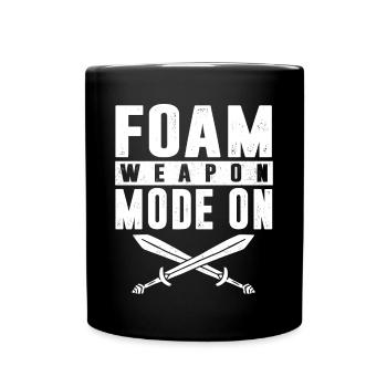 Larp, Larping, Rollenspiel - Tasse einfarbig - Schwarz - Vorne