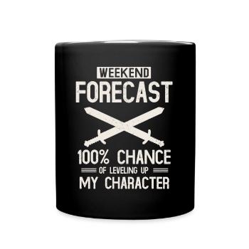 Larp, Larping, Role Play - Full Colour Mug - black - Front