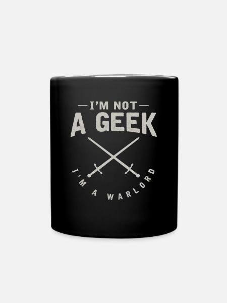 Larp, Larping, Role Play - Full Colour Mug - black