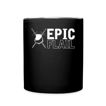Larp, Larping, Role Play - Full Colour Mug - black - Front