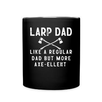 Larp, Larping, Role Play - Full Colour Mug - black - Front