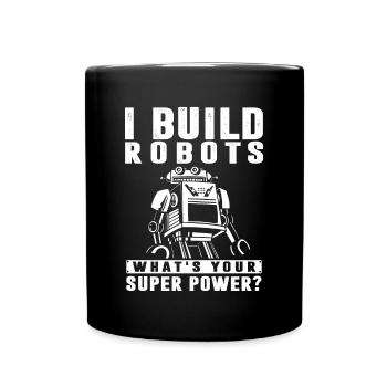 Robotics, Robotics Engineer - Full Colour Mug - black - Front
