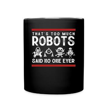Robotics, Robotics Engineer - Full Colour Mug - black - Front
