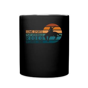 Rodéo, équitation de l’Ouest - Mug uni - noir - Devant