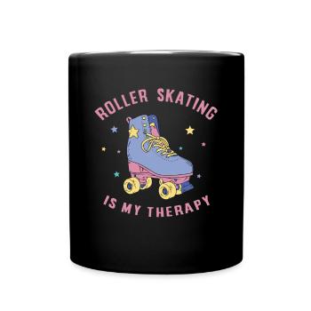 Roller skating, skating, roller skating - Full Colour Mug - black - Front