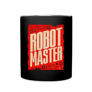 Robotik, Robotikingenieur - Tasse einfarbig - Schwarz - Vorne
