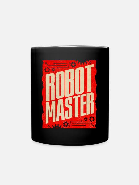 Robotik, Robotikingenieur - Tasse einfarbig - Schwarz