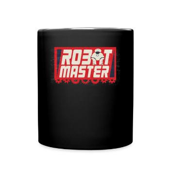 Robotik, Robotikingenieur - Tasse einfarbig - Schwarz - Vorne