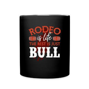 Rodeo, Western horse riding, horse lovers - Full Colour Mug - black - Front