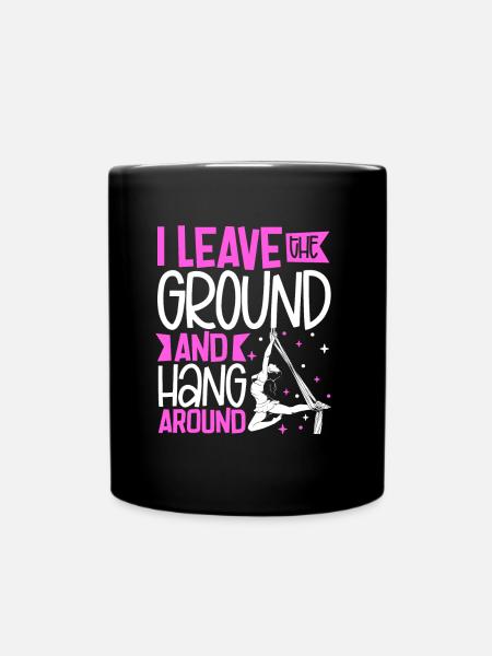 Je quitte le sol - Aerial Silk - Mug uni - noir