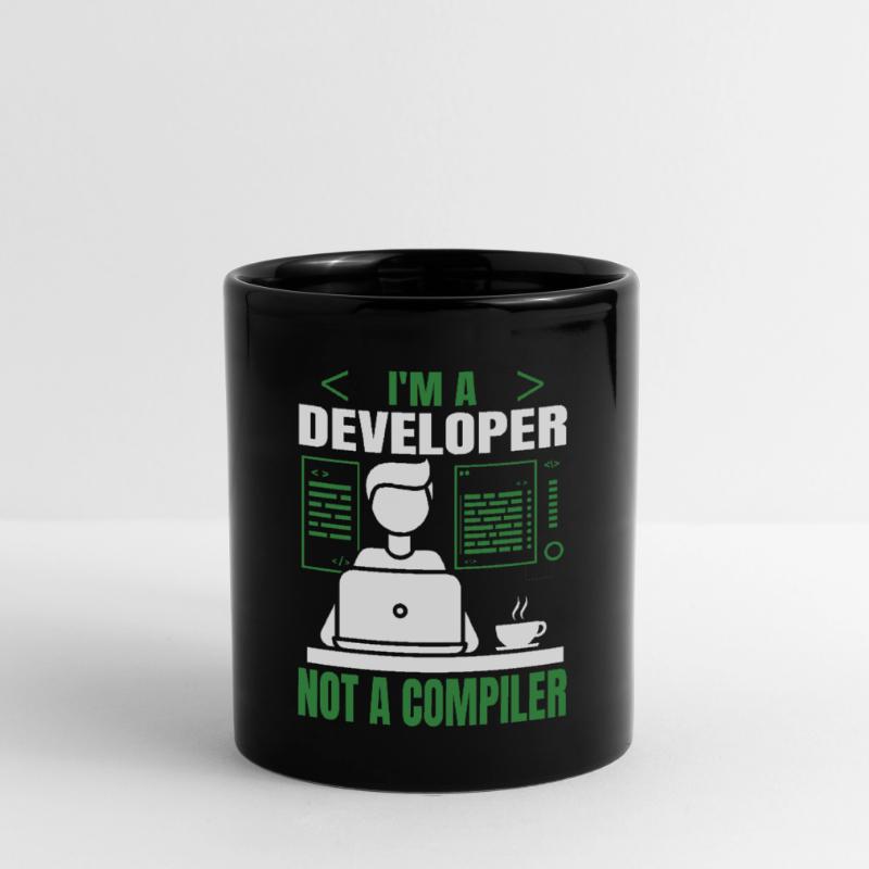 I'm a developer, not a Compiller programmer Full Colour Mug