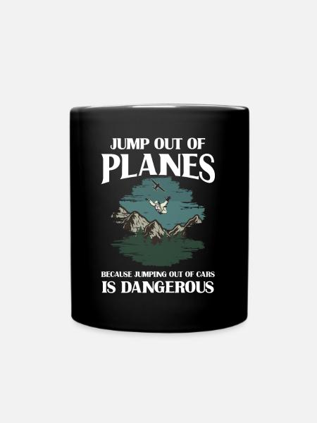 Parachutisme, Parachutisme - Mug uni - noir