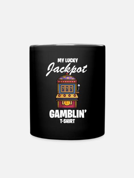 Spielautomat, Glücksspiel, Spielautomat - Tasse einfarbig - Schwarz
