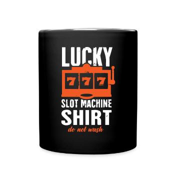 Slot Machine, Gambling, Slot Machine - Full Colour Mug - black - Front