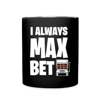 Slot Machine, Gambling, Slot Machine - Full Colour Mug - black - Front