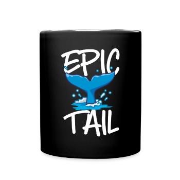 Observation des baleines, biologie marine, sciences de la mer - Mug uni - noir - Devant