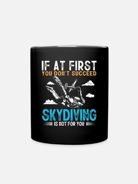 Parachutisme, Parachutisme - Mug uni - noir