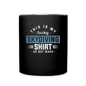 Skydiving, Skydiving - Full Colour Mug - black - Front