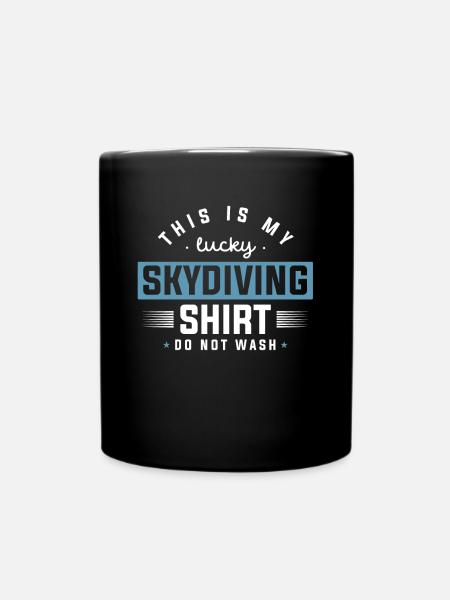Skydiving, Skydiving - Full Colour Mug - black