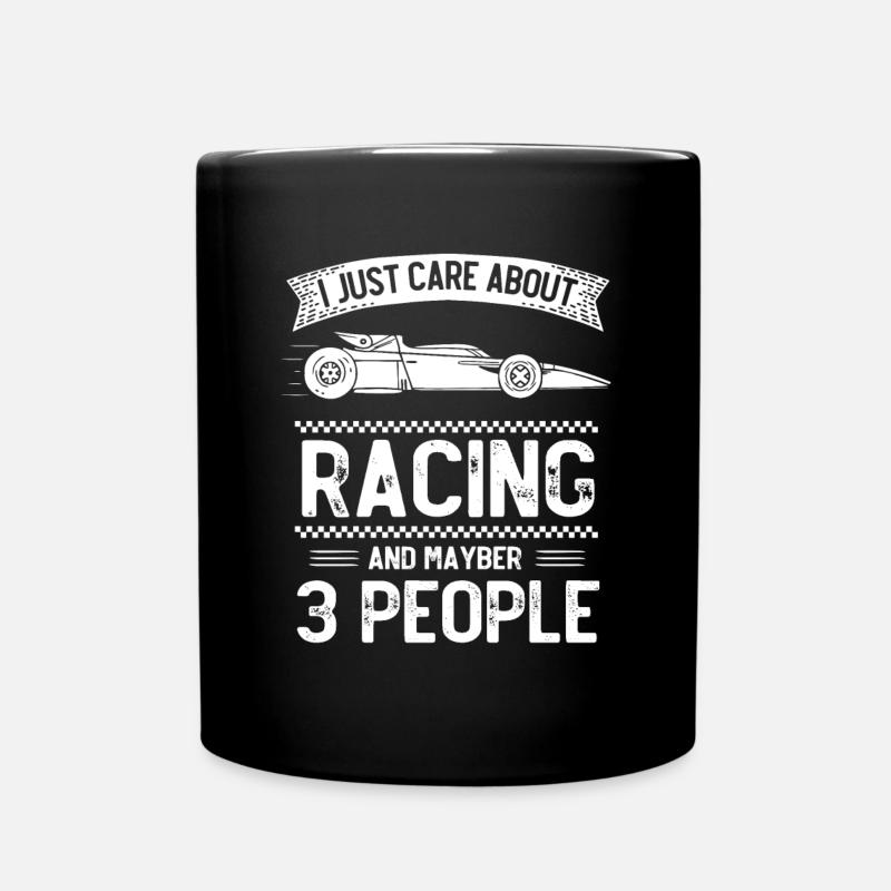 Slot Car Racing - Full Colour Mug - black
