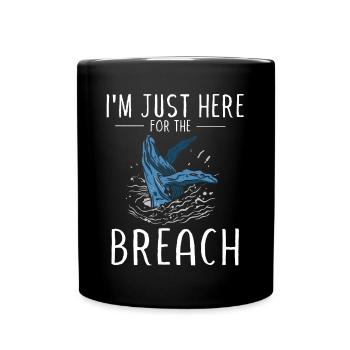 Baleines, baleines, observation des baleines, observation des baleines - Mug uni - noir - Devant