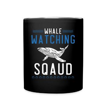 Baleines, baleines, observation des baleines, observation des baleines - Mug uni - noir - Devant