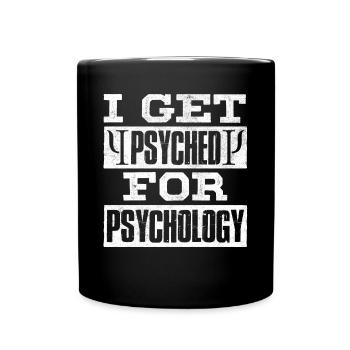 Psychologue, psychiatre, psychanalyste - Mug uni - noir - Devant