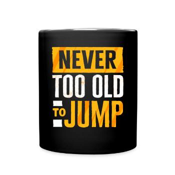 Parachutisme, Parachutisme - Mug uni - noir - Devant