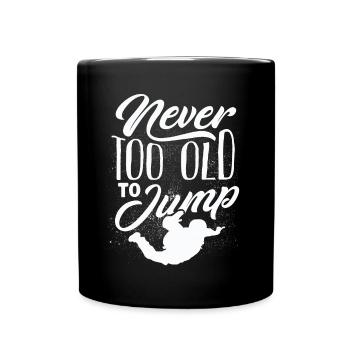 Parachutisme, Parachutisme - Mug uni - noir - Devant