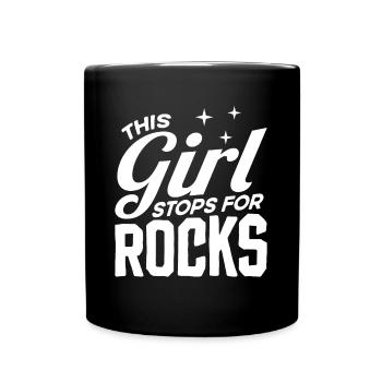 Géologue de la géologie collectrice de roches - Mug uni - noir - Devant