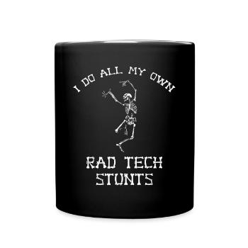 Radiology, radiologist, radiological technologist - Full Colour Mug - black - Front